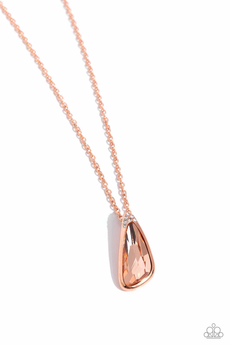 Envious Extravagance-Copper Necklace