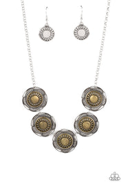Desert Decor Silver Necklace