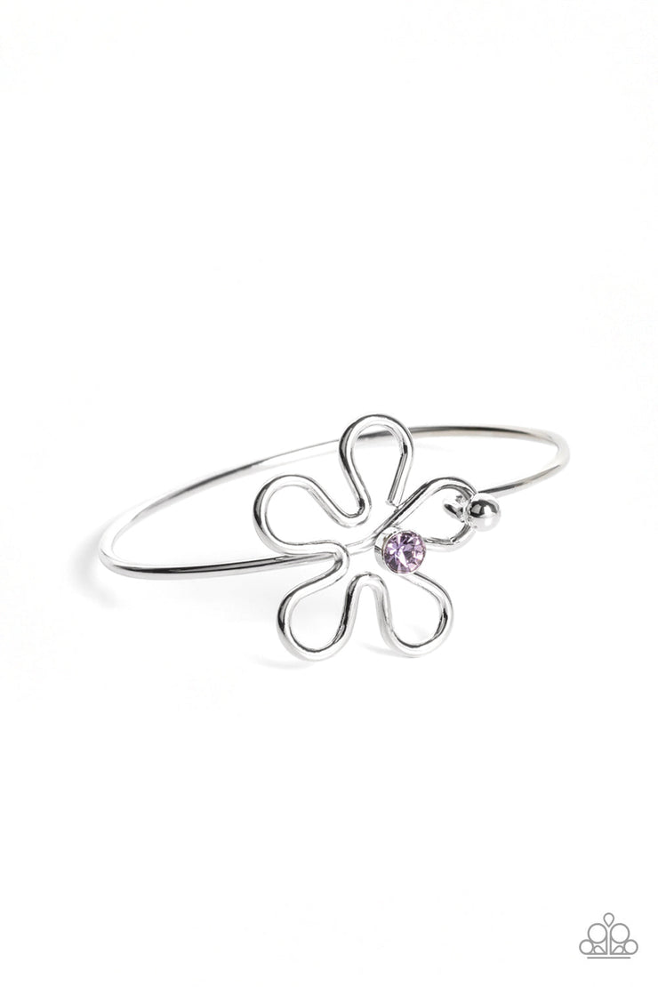 Floral Innovation Purple Bracelet