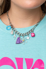 Living in Harmony Purple Necklace