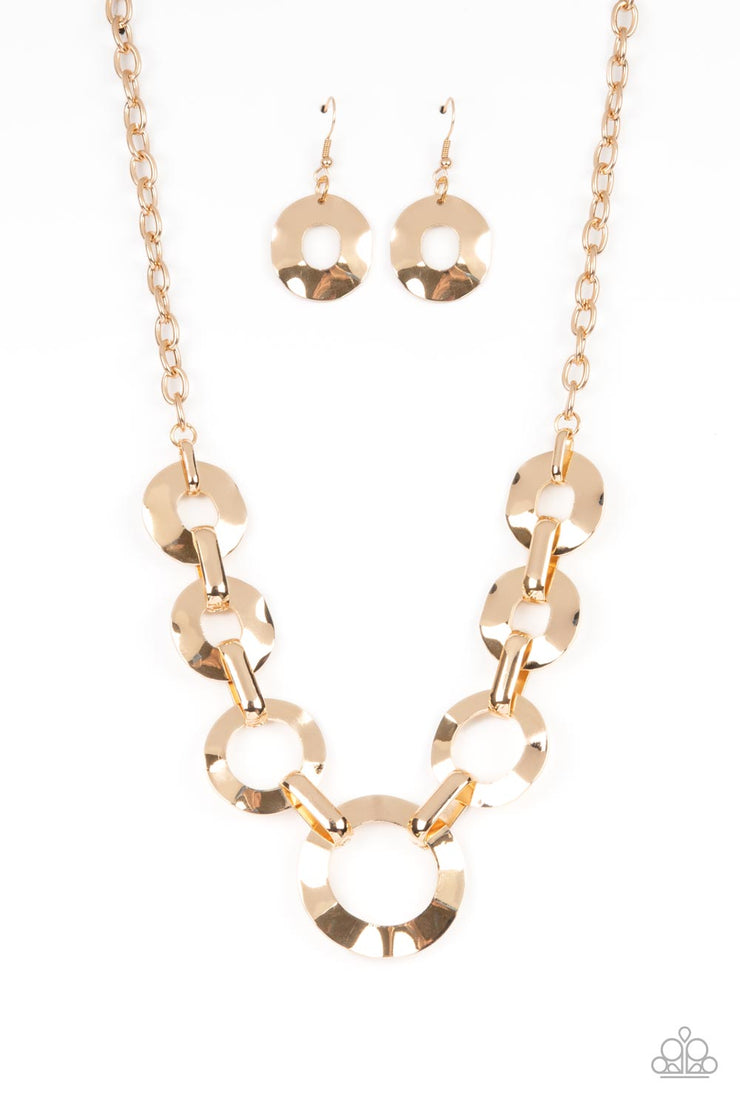 Mechanical Masterpiece Gold Necklace