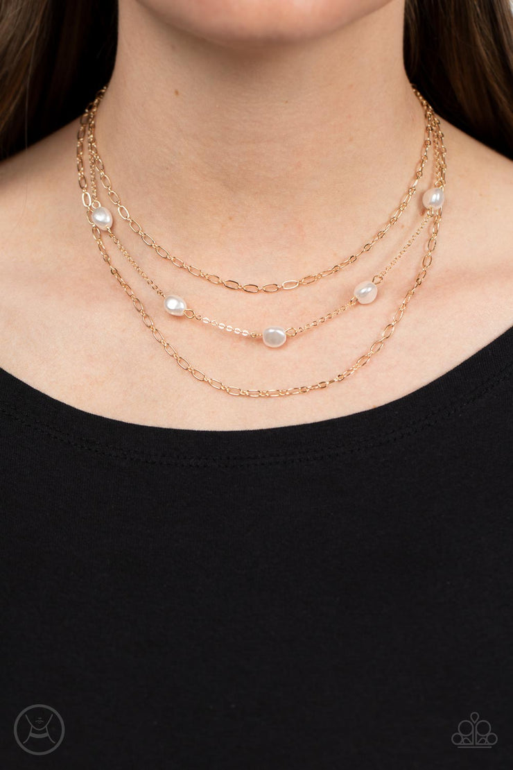 Offshore Oasis Gold Choker Necklace