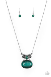 One Daydream At A Time Green Necklace