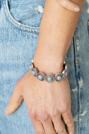 Polished Promenade Silver Bracelet