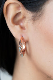 Subliminal Shimmer Cooper Hoop Earrings