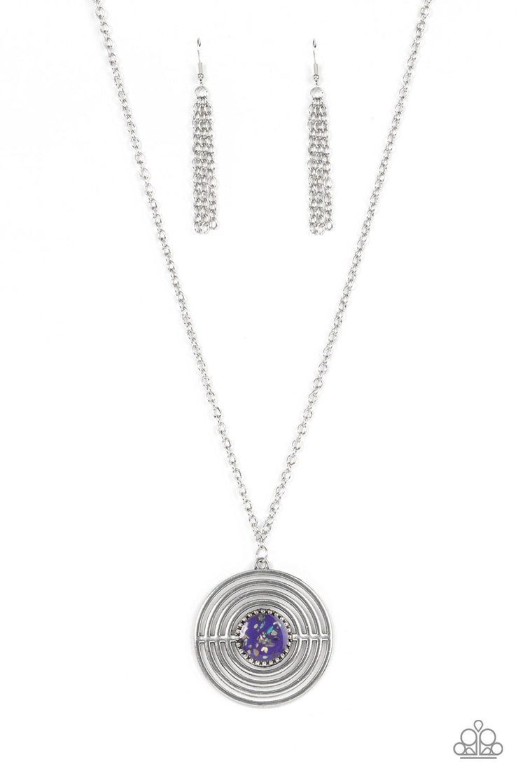 Targeted Tranquility Purple Necklace