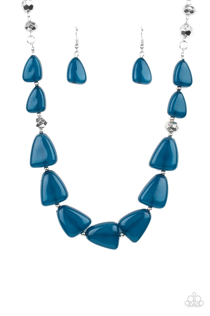 Tenaciously Tangy Blue Necklace