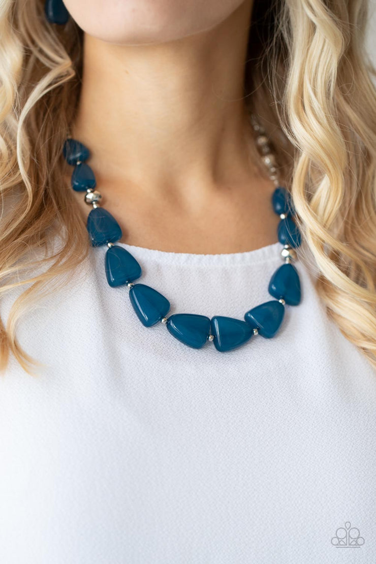 Tenaciously Tangy Blue Necklace