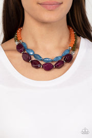 Tropical Trove Purple Necklace