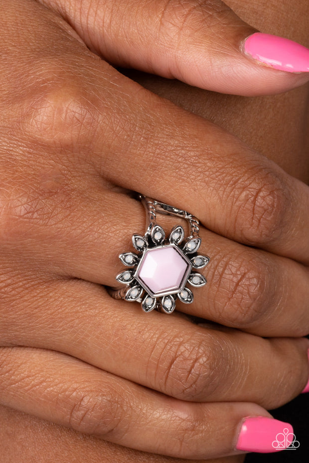 Wonderfully Wallflower Pink Ring
