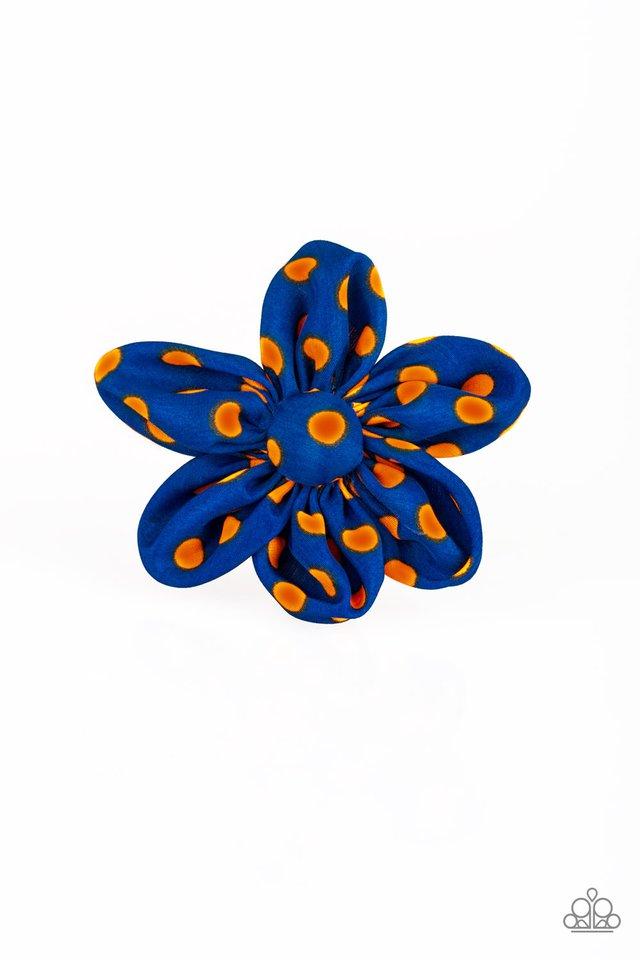 Flowering Farmsteads-Blue Hair Clip