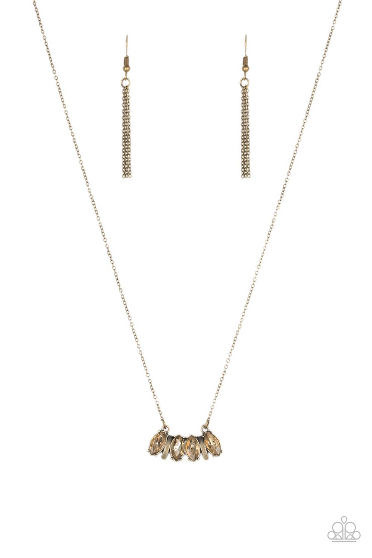 Deco Decadence-Brass Necklace