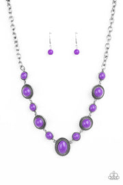 Voyager Vibes - Purple Necklace