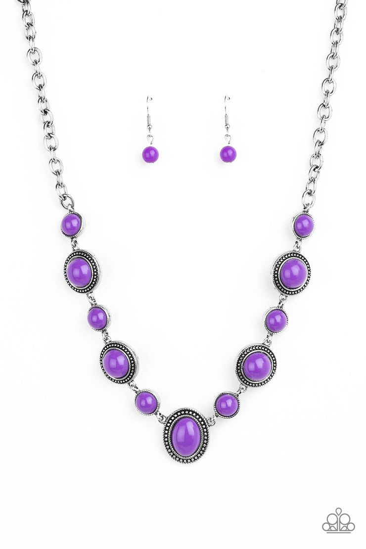 Voyager Vibes - Purple Necklace