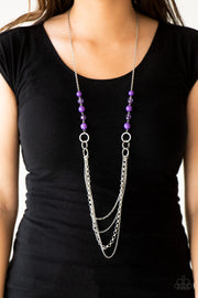 Vividly Vivid - Purple Necklace