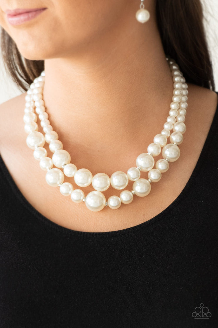 The More The Modest - White Necklace