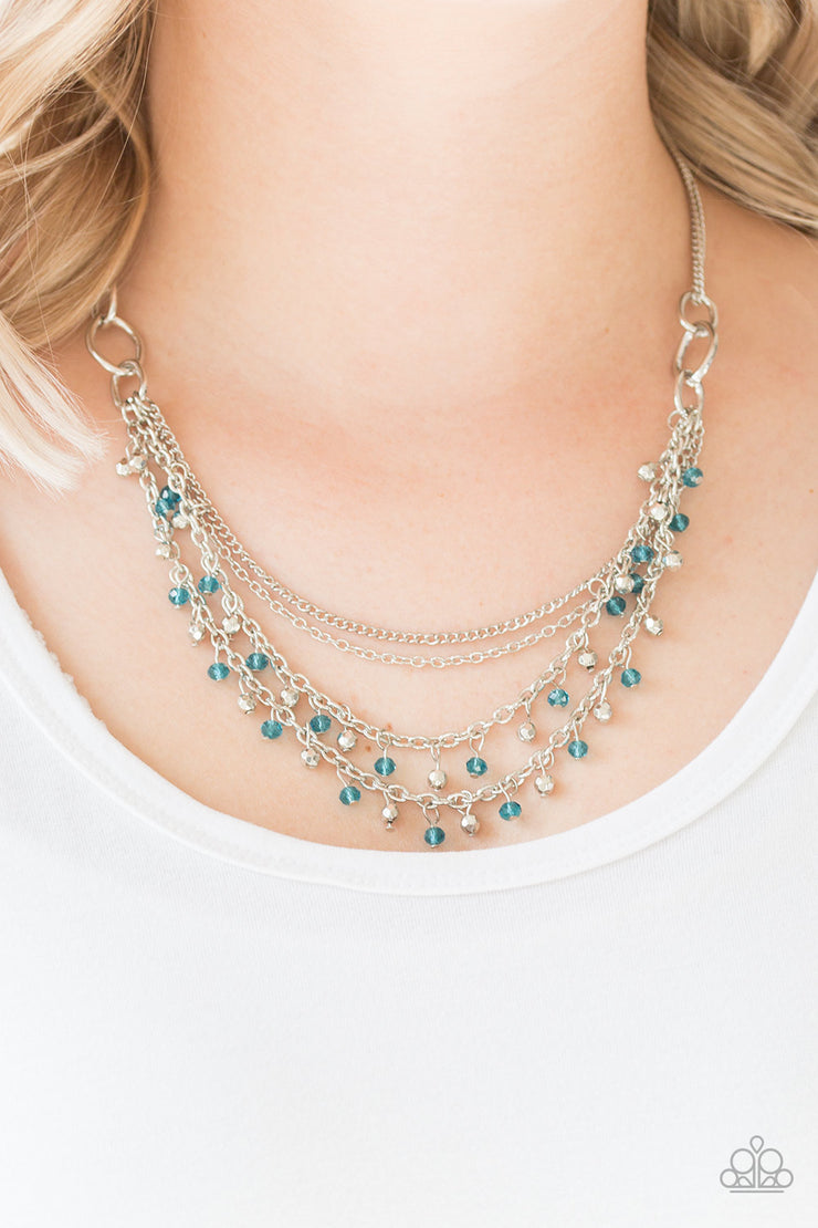 Financially Fabulous - Blue Necklace