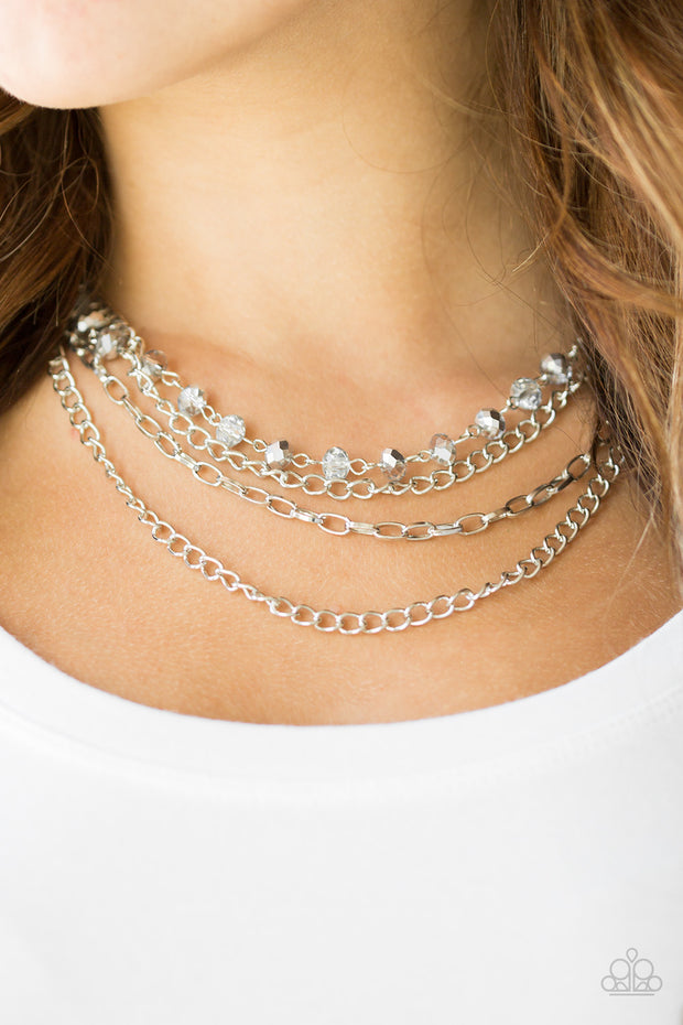 Extravagant Elegance - Silver Necklace