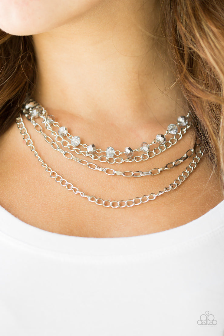 Extravagant Elegance - Silver Necklace