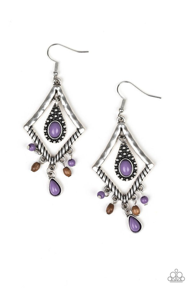 Southern Sunsets-Purple Earring