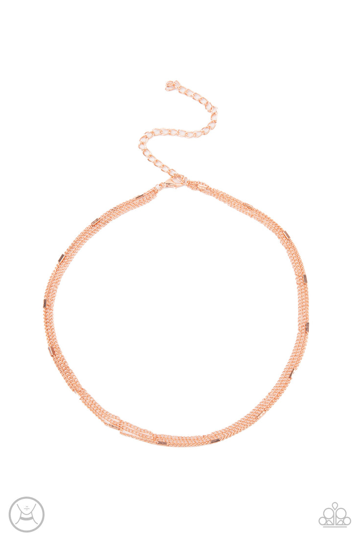 Need I SLAY More - Copper Choker Necklace