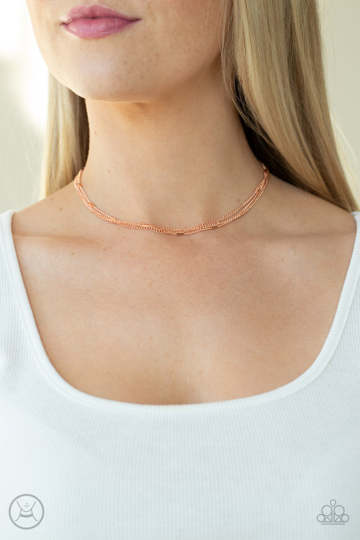 Need I SLAY More - Copper Choker Necklace