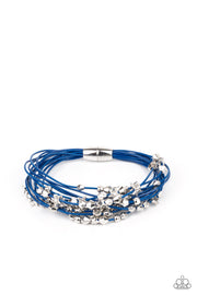 Star-Studded Affair Blue Bracelet