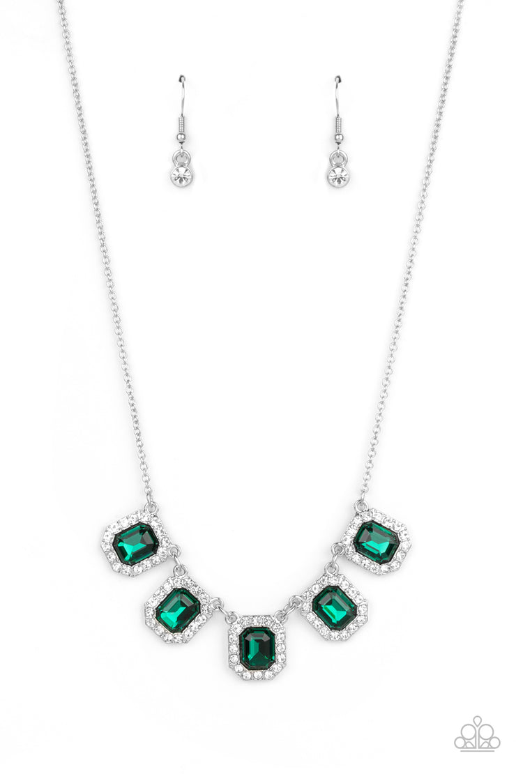 Next Level Luster - Green Necklace
