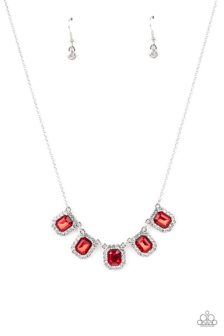 Next Level Luster - Red Necklace