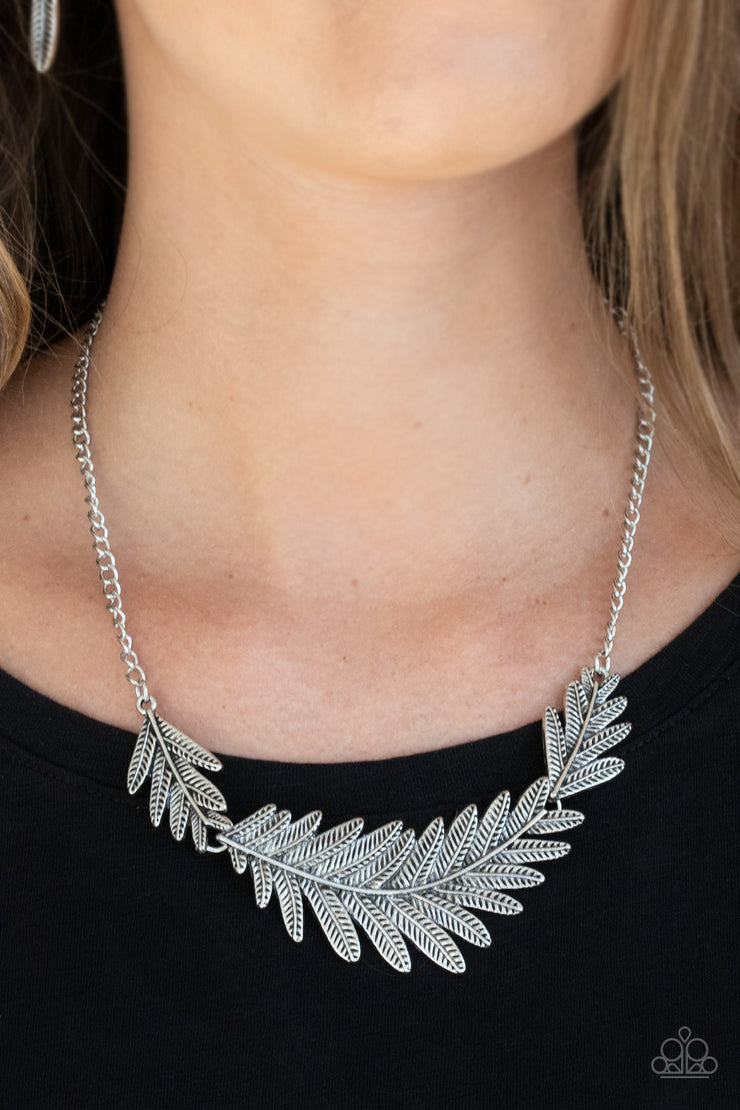 Queen of the QUILL - Silver Necklace