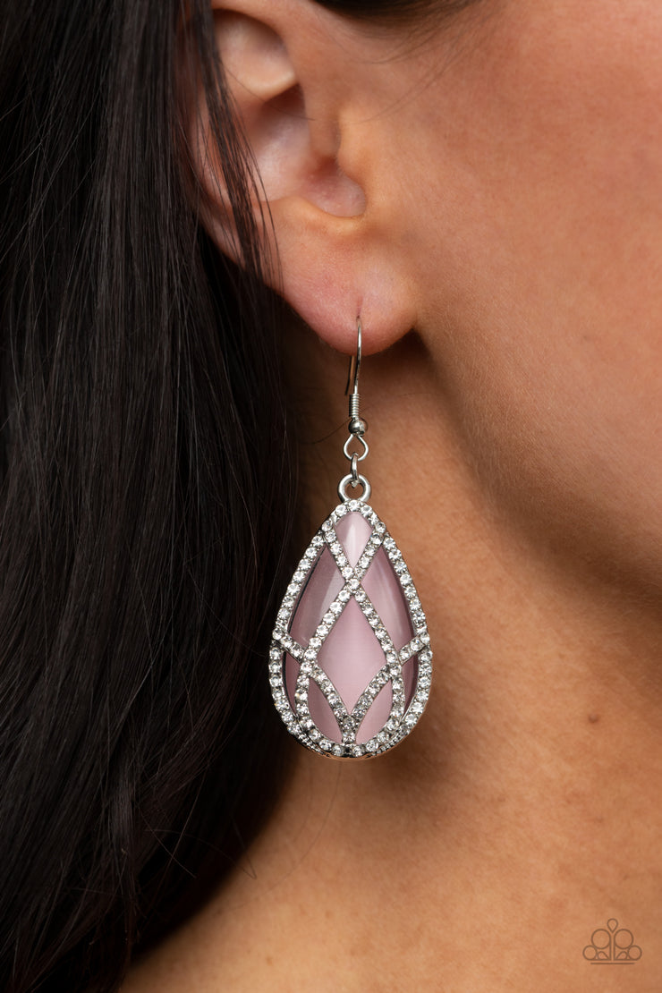 Crawling With Couture - Pink Earring