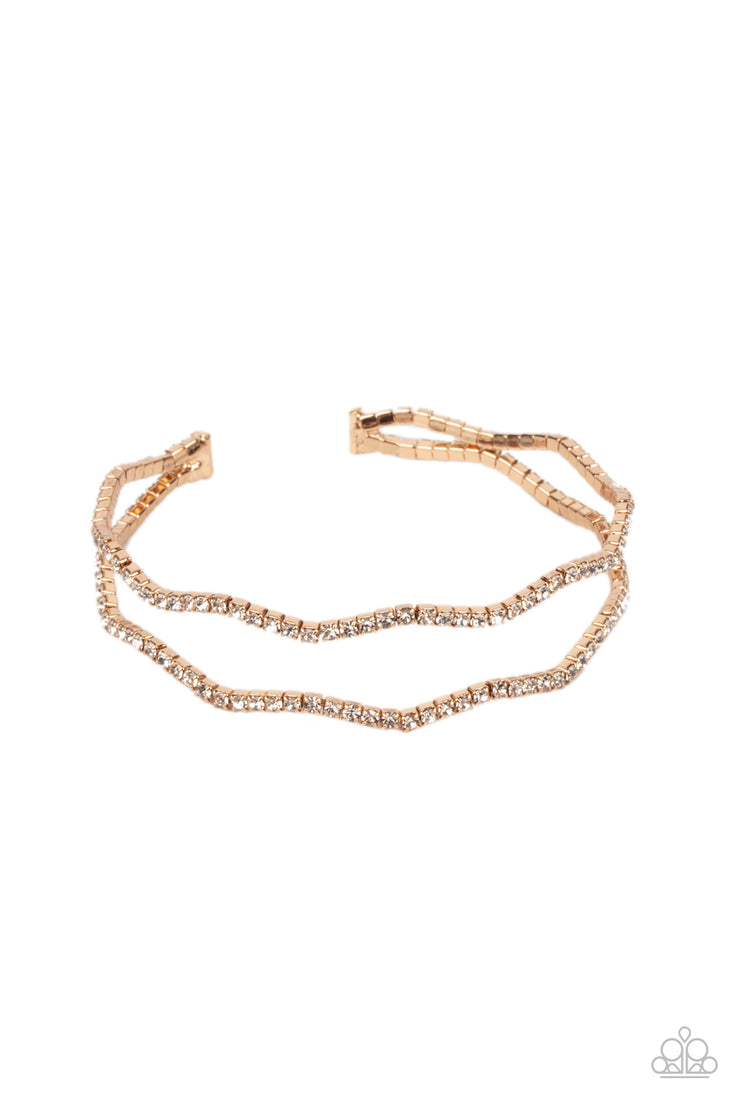 Delicate Dazzle - Gold Bracelet