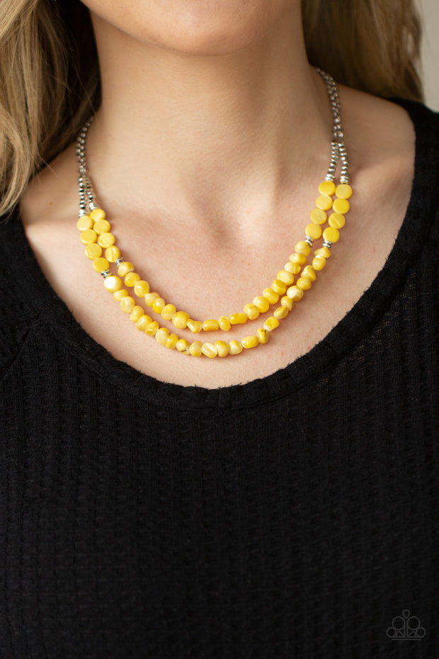 Staycation Status - Yellow Necklace