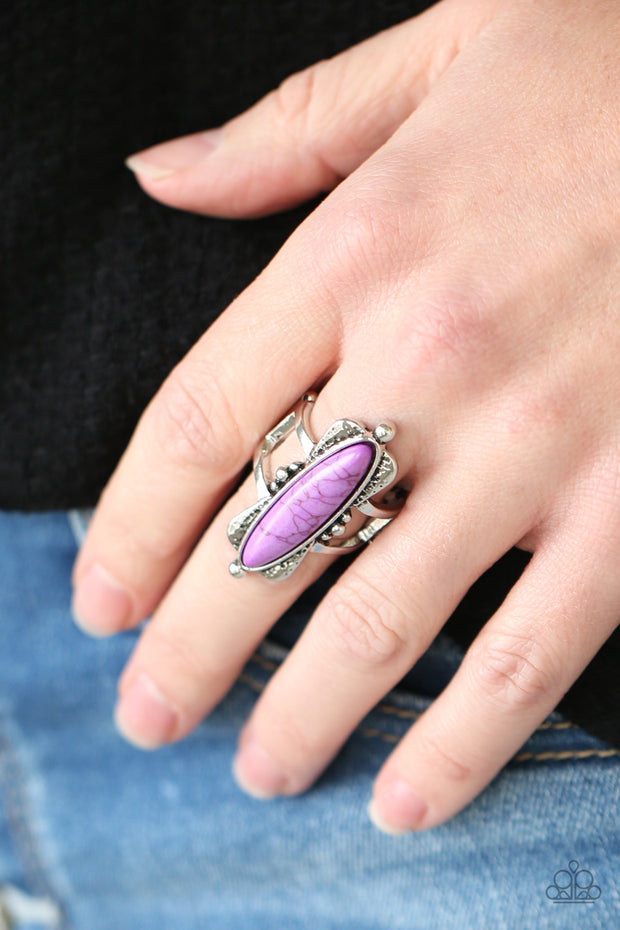 Cottage Craft - Purple Ring