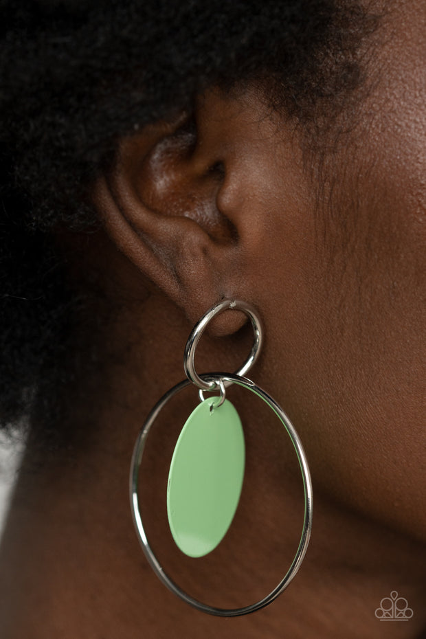 POP, Look, and Listen - Green Earring