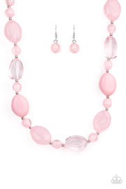 Staycation Stunner - Pink Necklace