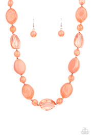 Staycation Stunner - Orange Necklace