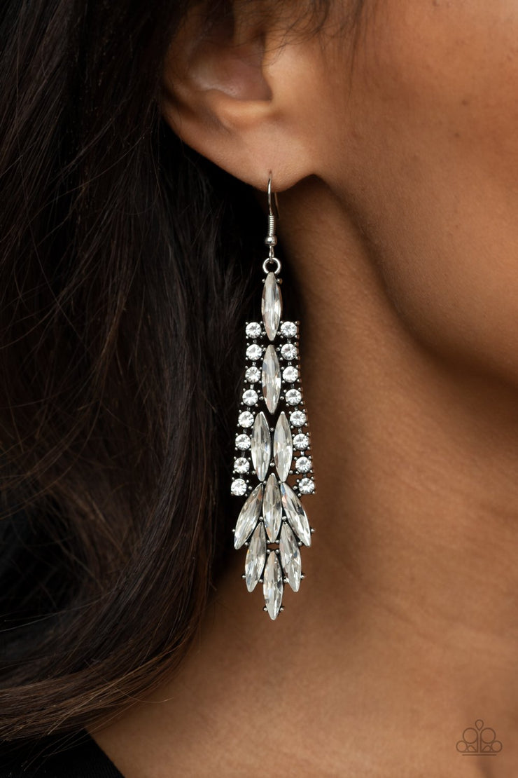 Crown Heiress-Silver Earring