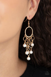 When Life Gives You Pearls - Gold Earring