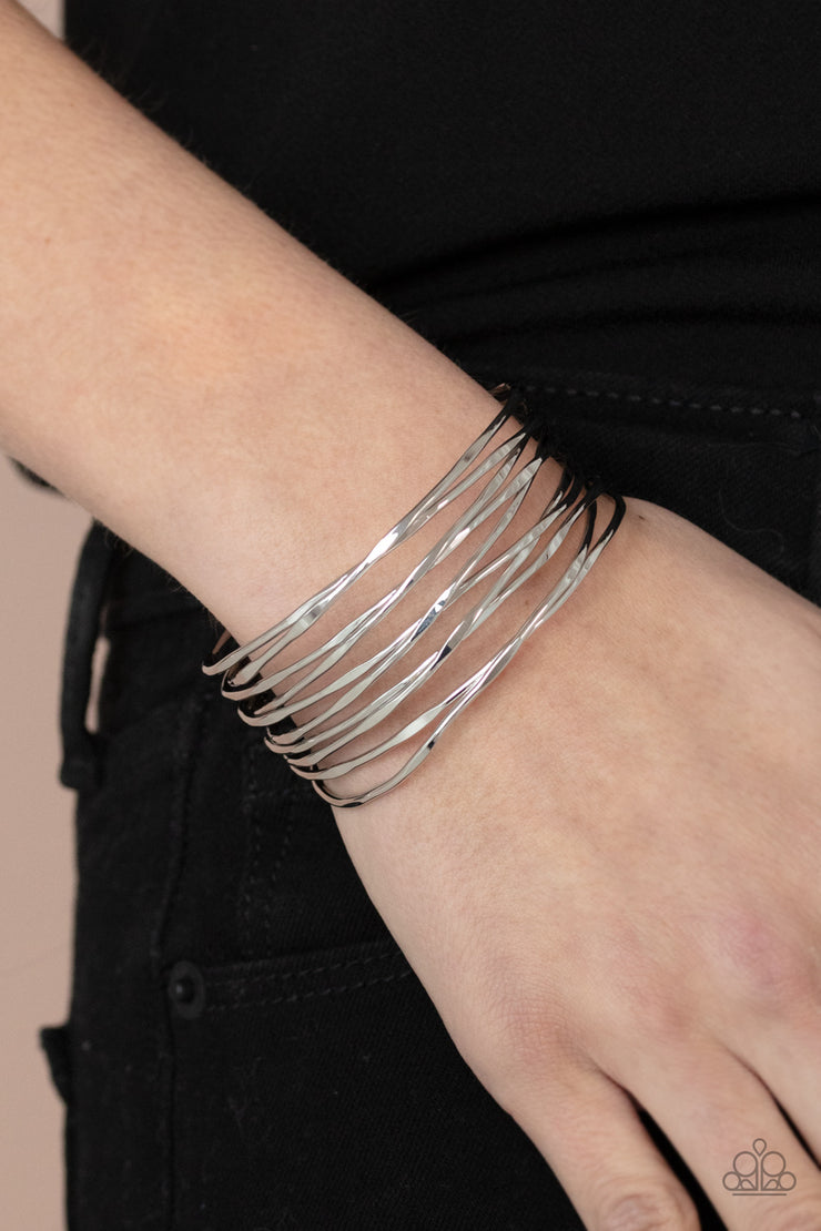 Nerves of Steel - Silver Bracelet