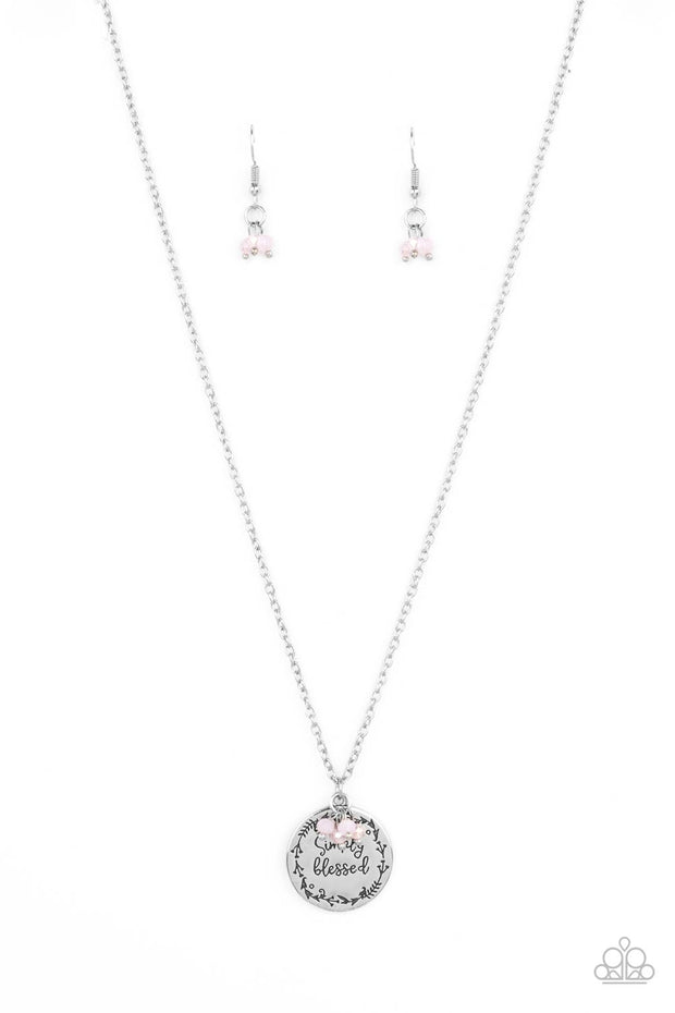 Simple Blessings - Pink Necklace