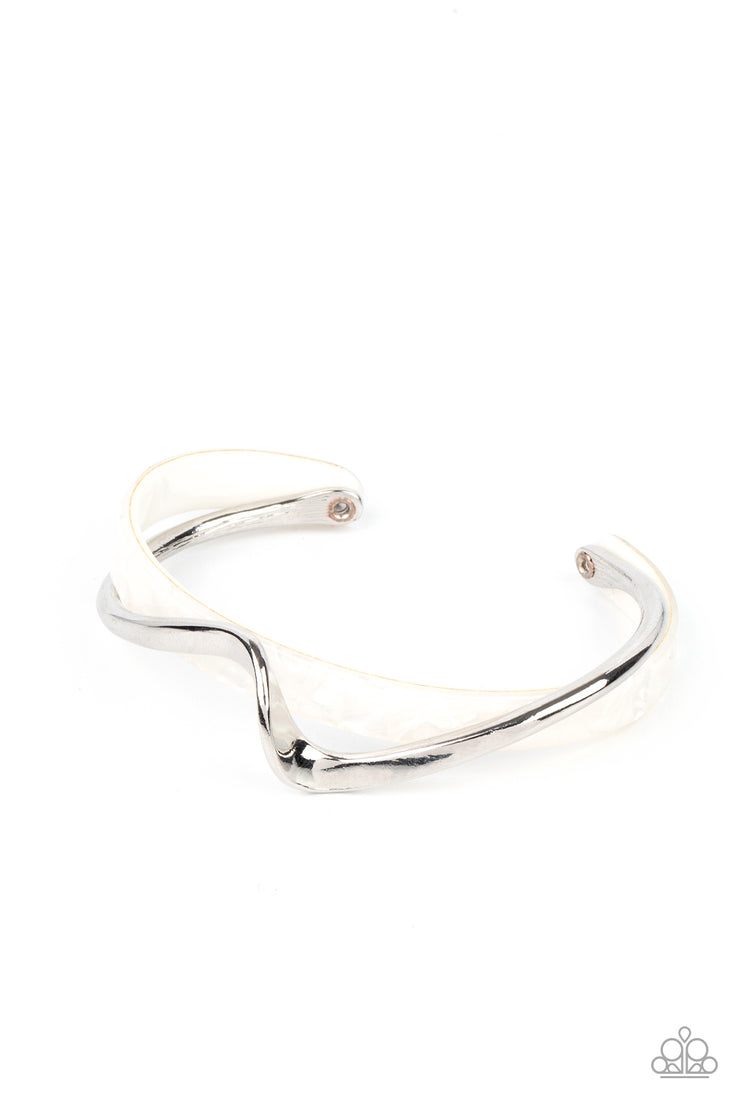 Craveable Curves - White Bracelet