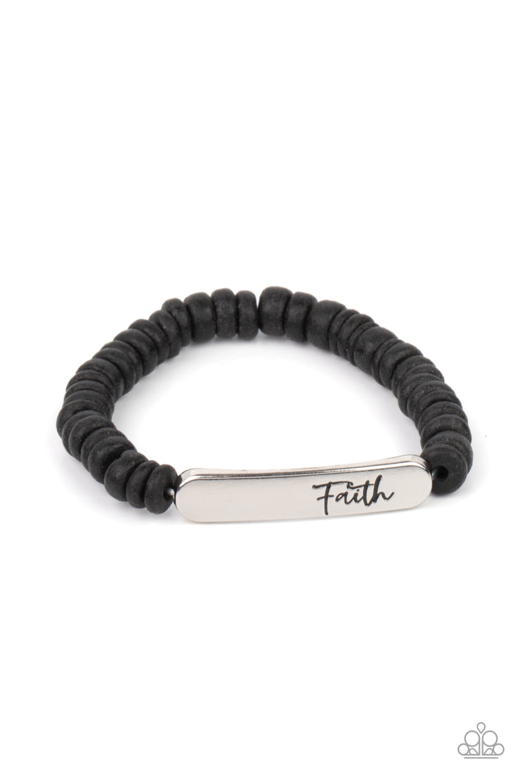 Full Faith - Black Bracelet