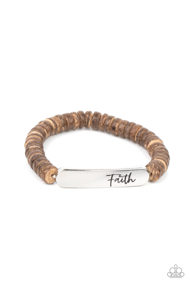 Full Faith - Brown Bracelet