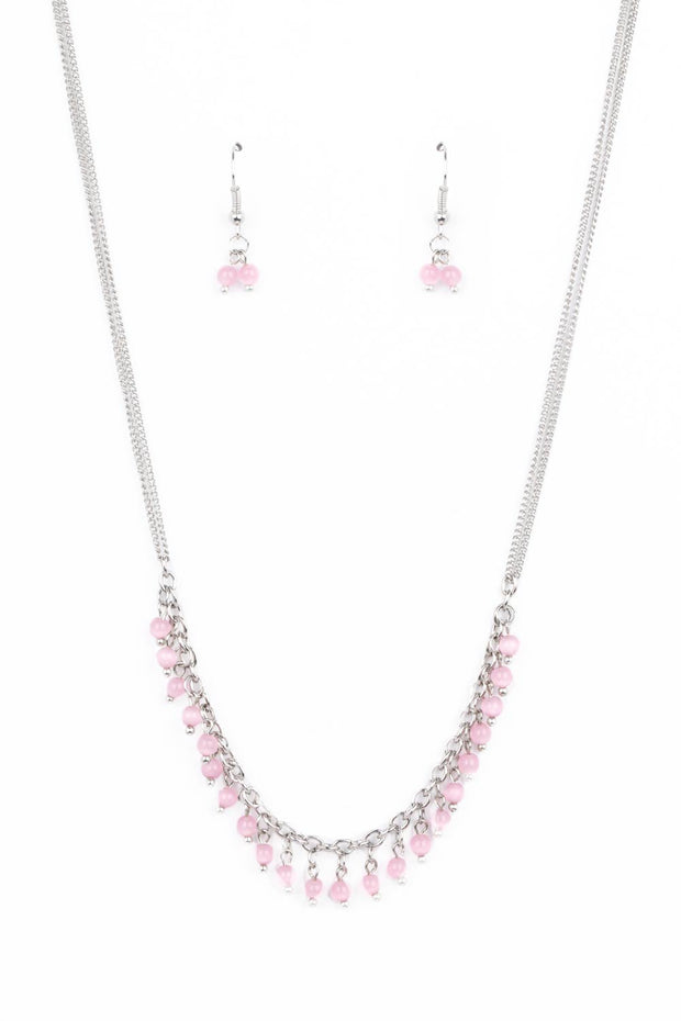 DEW a Double Take - Pink Necklace