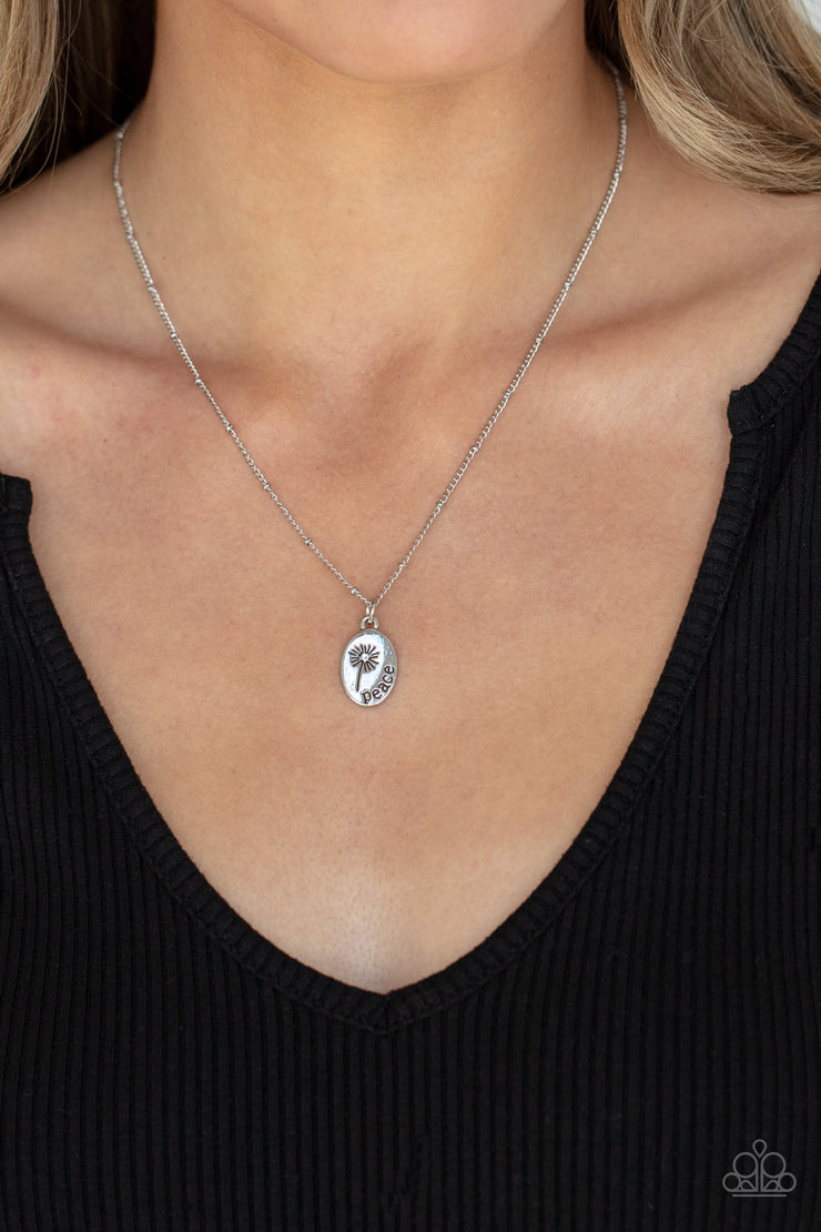 Be The Peace You Seek - Silver Necklace