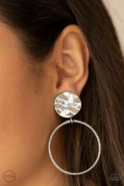 Undeniably Urban - Silver Clip Earring