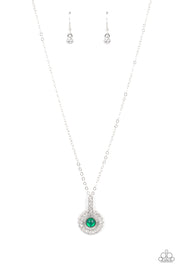 Springtime Twinkle - Green Necklace