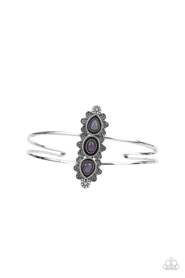 Fairytale Flowerbeds - Purple Bracelet