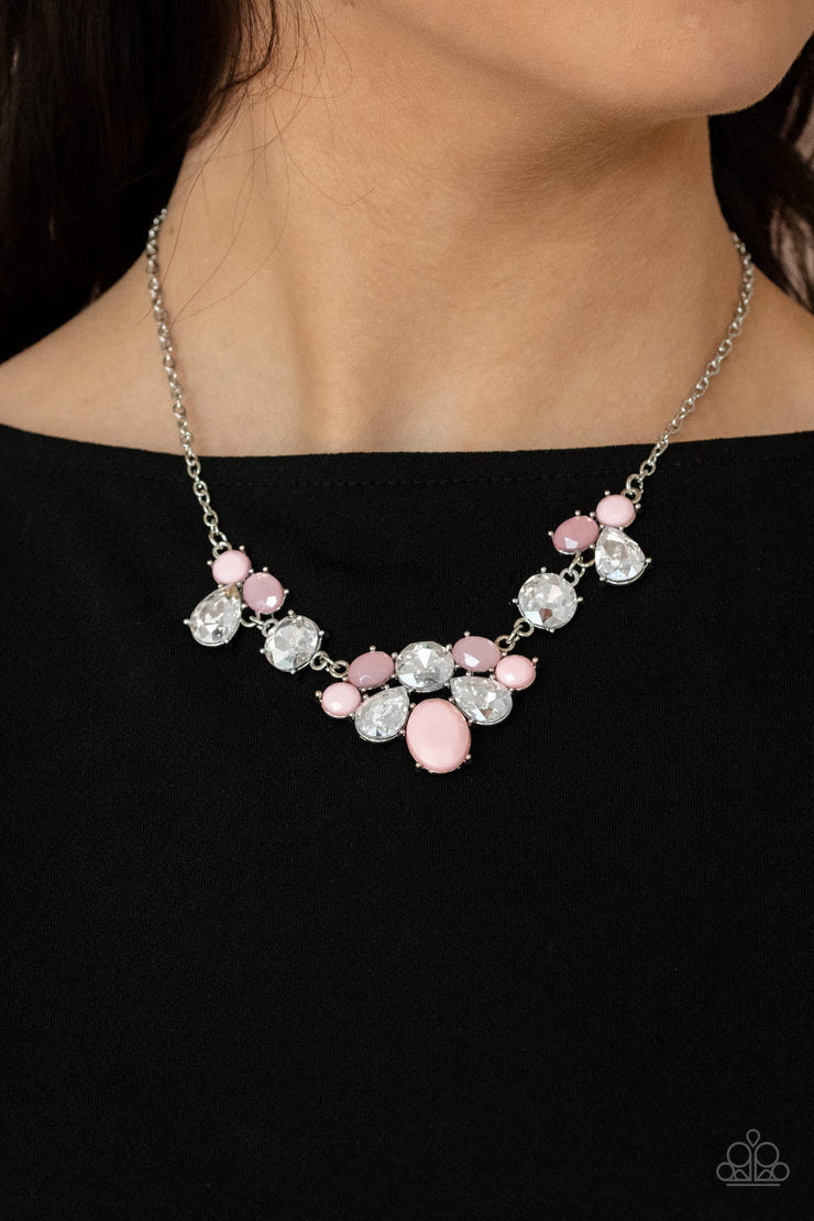 Ethereal Romance - Pink Necklace